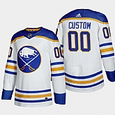 Buffalo Sabres Customized White Adidas 2020-21 Away Player Stitched Jersey,baseball caps,new era cap wholesale,wholesale hats